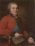 unknow artist Portrait of a nobleman,half-length,seated,wearing a red tunic and the badge,star and sash of the order of the white eagle of poland USA oil painting artist